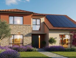 Imagen de una vivienda con reforma energética