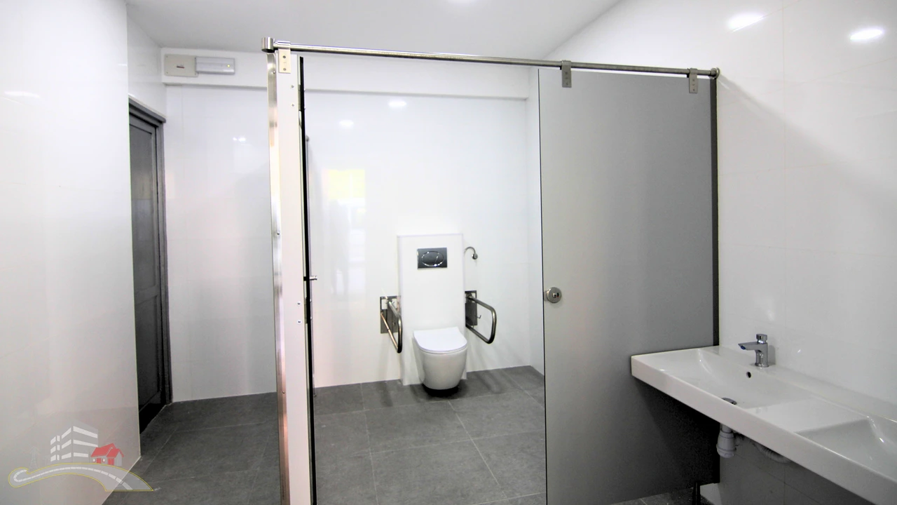 reforma de baño en colegio